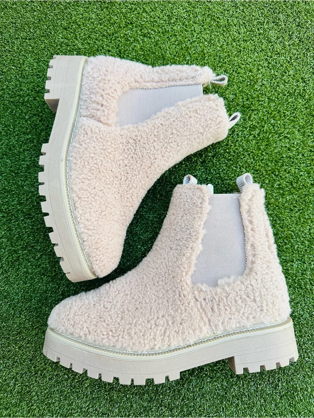 Sam Edelman Sherpa Ankle Boots – Girls’ Size 3